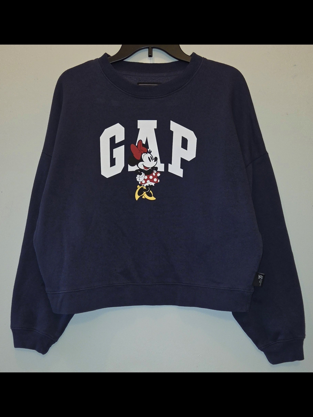 GAP x Minnie Mouse Navy Logo Sweatshirt